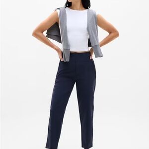 Athleta Endless High Rise Navy Pants